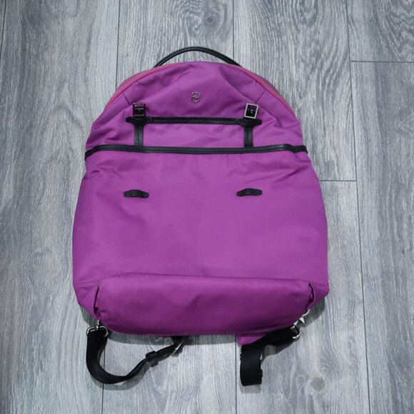 Victorinox Victoria Harmony Backpack Purple Lightweight Women’s Laptop Travel - Picture 4 of 15